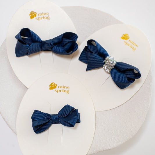 Sløjfe 4.5cm  Blå#05