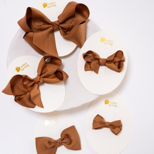 Sløjfe 4.5cm  Brun#02