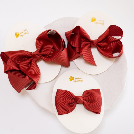 Butterfly Sløjfe 7cm  Rød#03