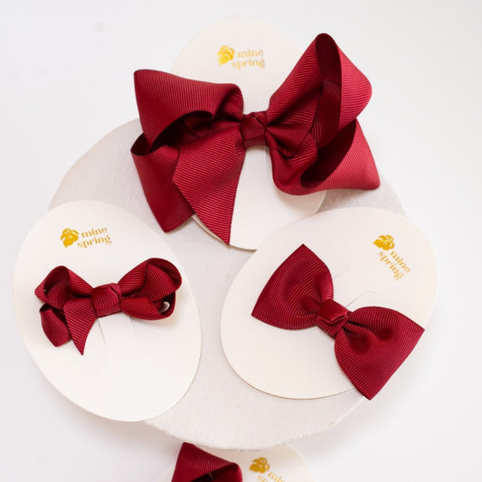 Butterfly Sløjfe 7cm  Rød#05